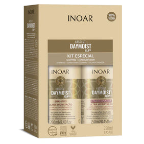 Inoar Absolut Daymoist CLR Shampoo and Conditioner Kit Especial 8 oz