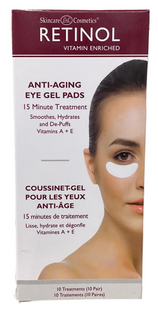 RETINOL VITAMIN ENRICHED ANTI-AGING EYE GEL PADS (10 pair)