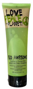 BED HEAD TIGI LOVE PEACE THE PLANET CRANBERRY ORANGE MINT MOISTURIZING SHAMPOO 8.45oz