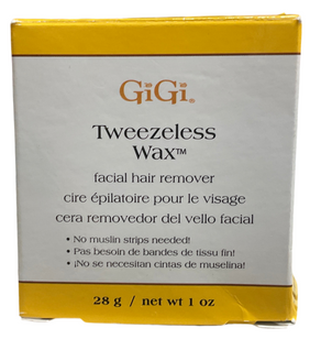 GIGI TWEEZELESS WAX FACIAL HAIR REMOVER 1oz