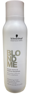 SCHWARZKOPF BLONDME BOND REPAIR PURPLE SHAMPOO 10.1oz
