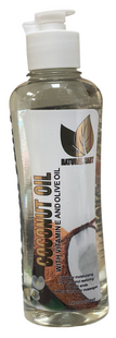NATURAL SANT COCONUT OIL WITH VITAMIN E AND OLIVE OIL 8.45oz