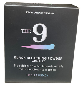 SQCARE LAB BLACK BLEACHING POWDER WITH PLEX 17.64oz