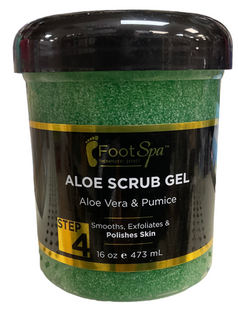 FOOT SPA ALOE SCRUB GEL 16oz