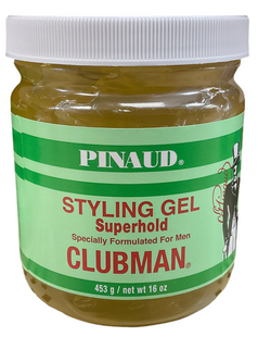 PINAUD STYLING GEL SUPERHOLD CLUBMAN 16oz
