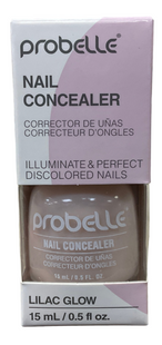 PROBELLE NAIL CONCEALER ILLUMINATE & PERFECT DISCOLORED NAILS LILA GLOW 0.5oz