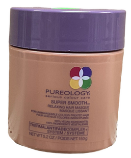 PUREOLOGY SUPER SMOOTH RELAXING HAIR MASQUE 5.2oz