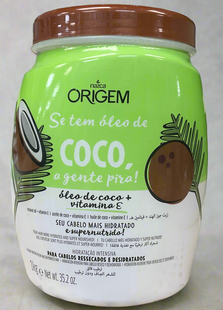 NAZCA ORIGEM HAIR MASK COCONUT OIL + VITAMIN E 35.2oz