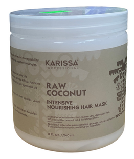KARISSA RAW COCONUT INTENSIVE NOURISHING HAIR MASK 8oz