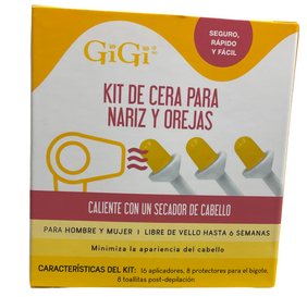 GIGI NOSE & EAR WAX KIT HEAT WITH BLOW DRYER