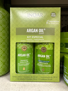Inoar Argan Oil Kit Shampoo and Conditioner Especial 250 ml